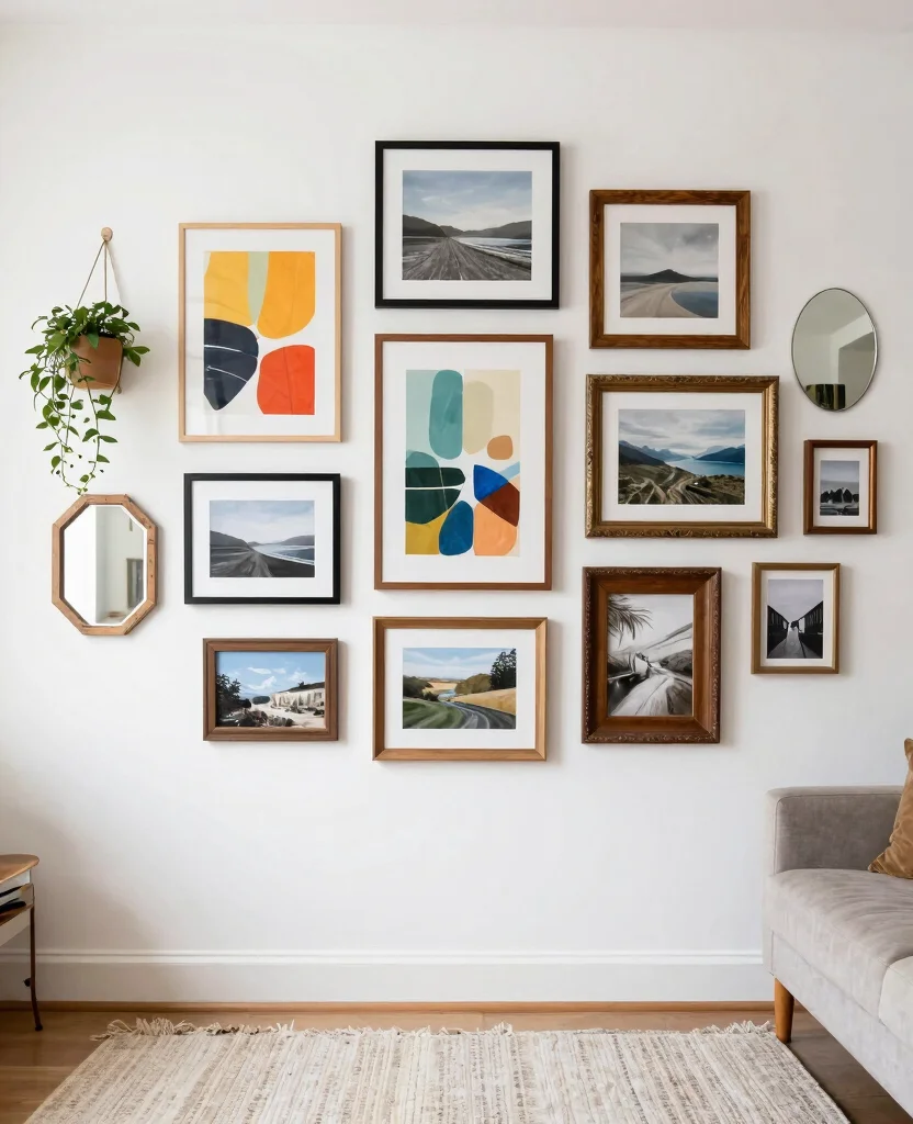 Stylish Small Space Living Room Wall Decor Ideas to Transform Your Cozy Nook - 1. Gallery Wall with a Personal Touch 1
