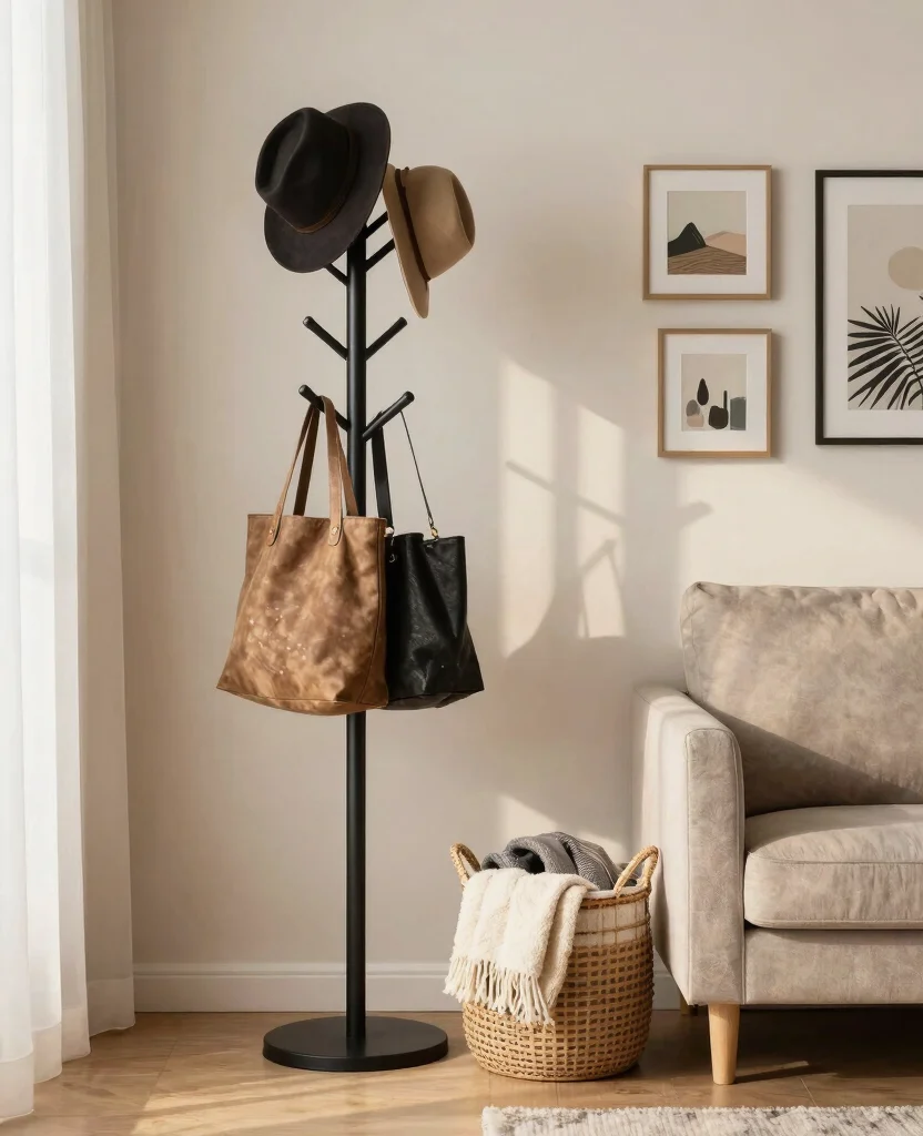 Stylish Small Space Living Room Wall Decor Ideas to Transform Your Cozy Nook - 9. Incorporating Functional Decor 1