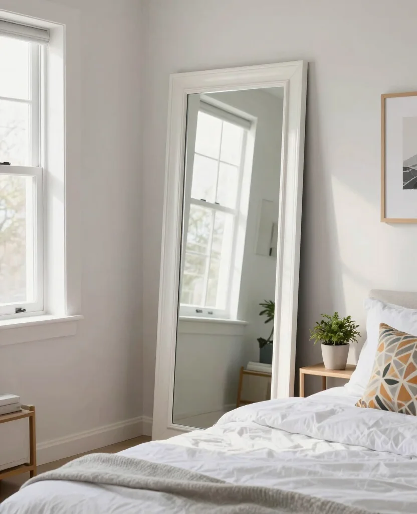 Transform Small Bedrooms: Space-Saving Decor Ideas for Cozy and Stylish Living - 5. Utilize Mirrors to Reflect Light 1