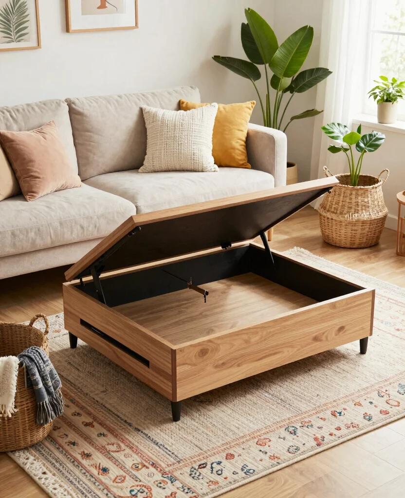 Transform Tiny Spaces: 10 DIY Ideas for Small Space Decor That Wow! - 2. Multifunctional Furniture 1