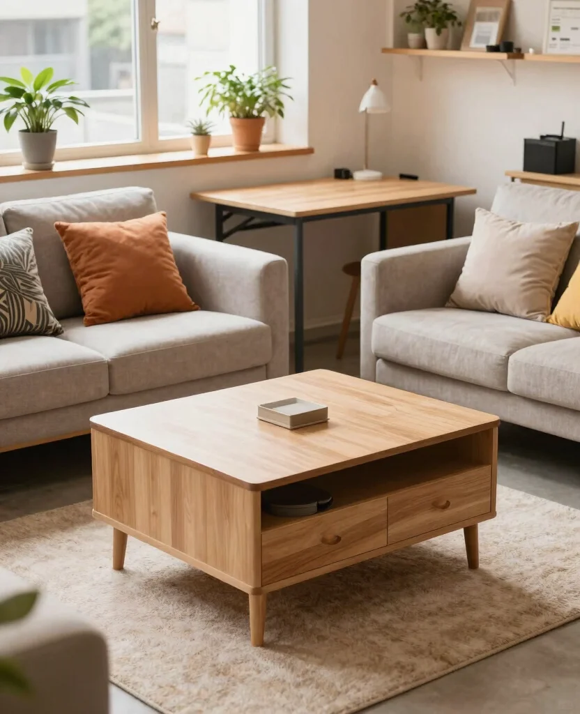 Transform Your Tiny Business Area: Creative Small Space Decor Ideas You’ll Love - 1. Multifunctional Furniture: Maximize Your Space 1