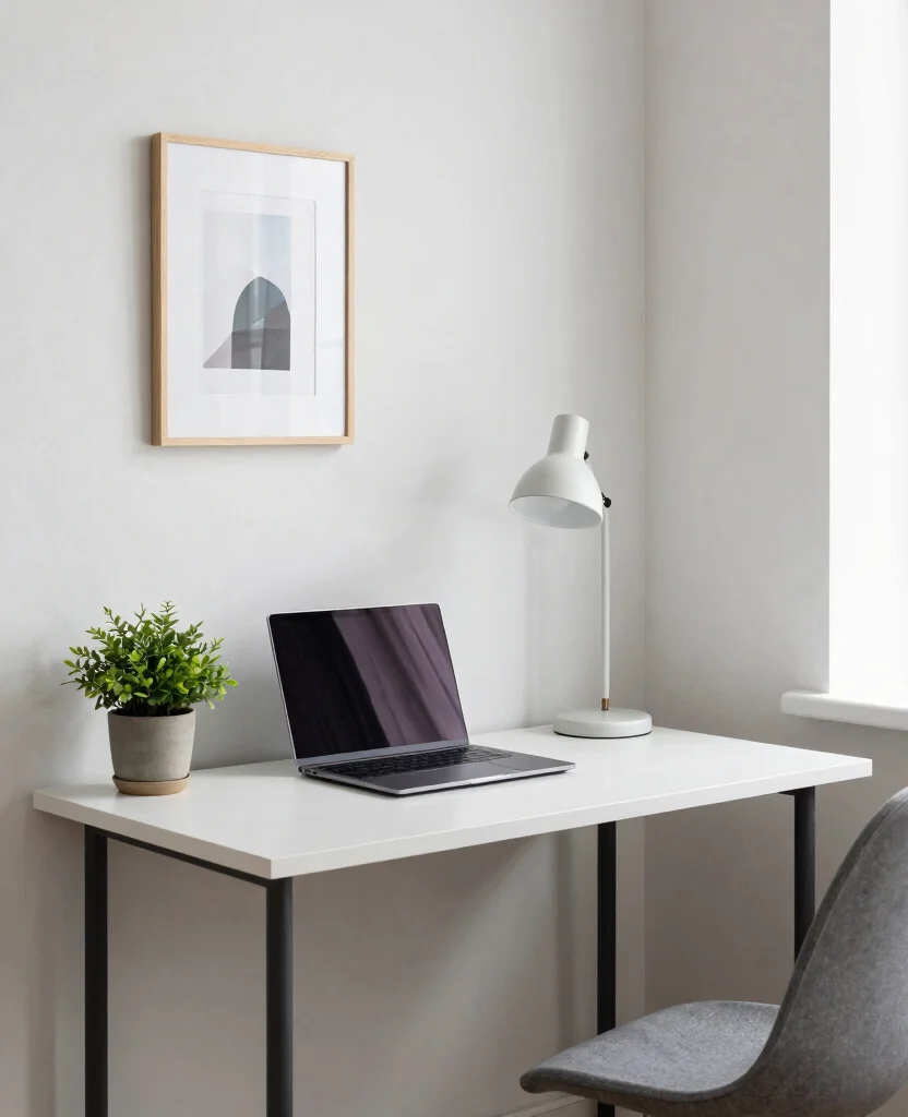 Transform Your Tiny Business Area: Creative Small Space Decor Ideas You’ll Love - 10. Embrace Minimalism: Less is More 1