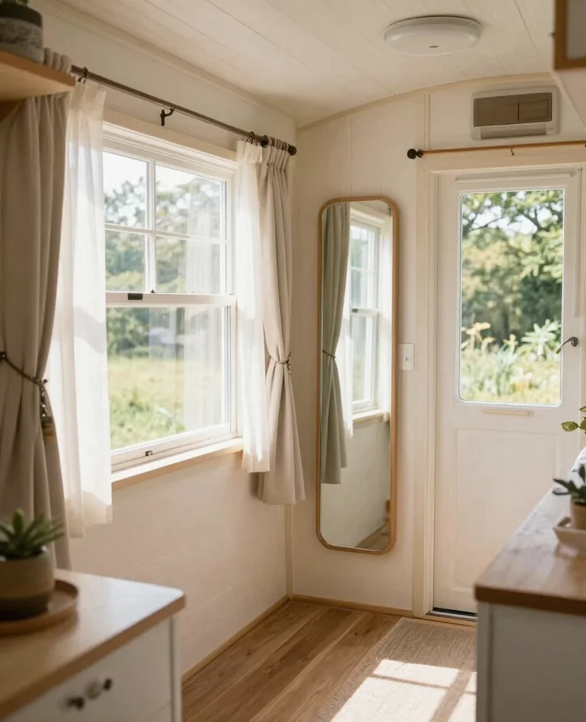 Transform Your Tiny Home: 10 Essential Small Space Decor Tips for Cozy Living - 7. Maximize Natural Light 1