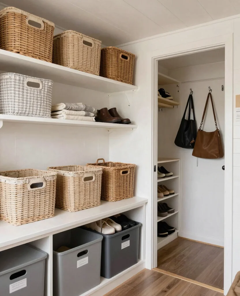 Transform Your Tiny Home: 10 Essential Small Space Decor Tips for Cozy Living - 8. Streamline Clutter with Smart Storage 1