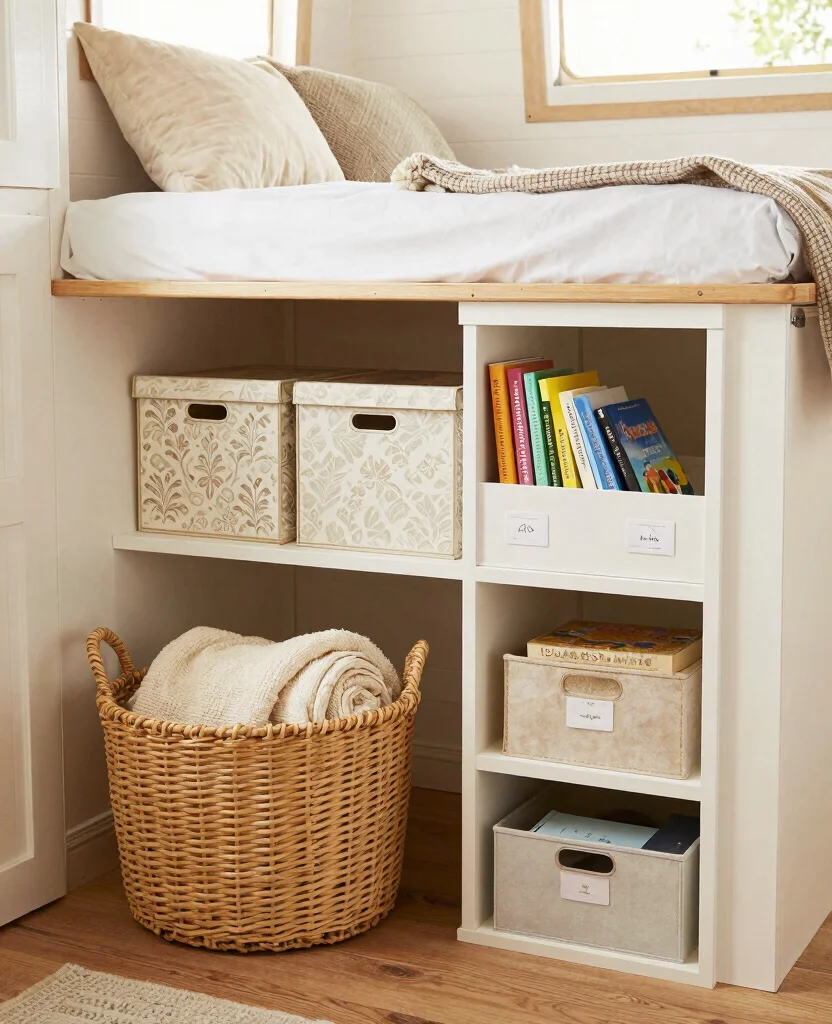 Transform Your Tiny Home: 10 Genius Small Space Decor Hacks You'll Love - 5. Clever Storage Solutions 1