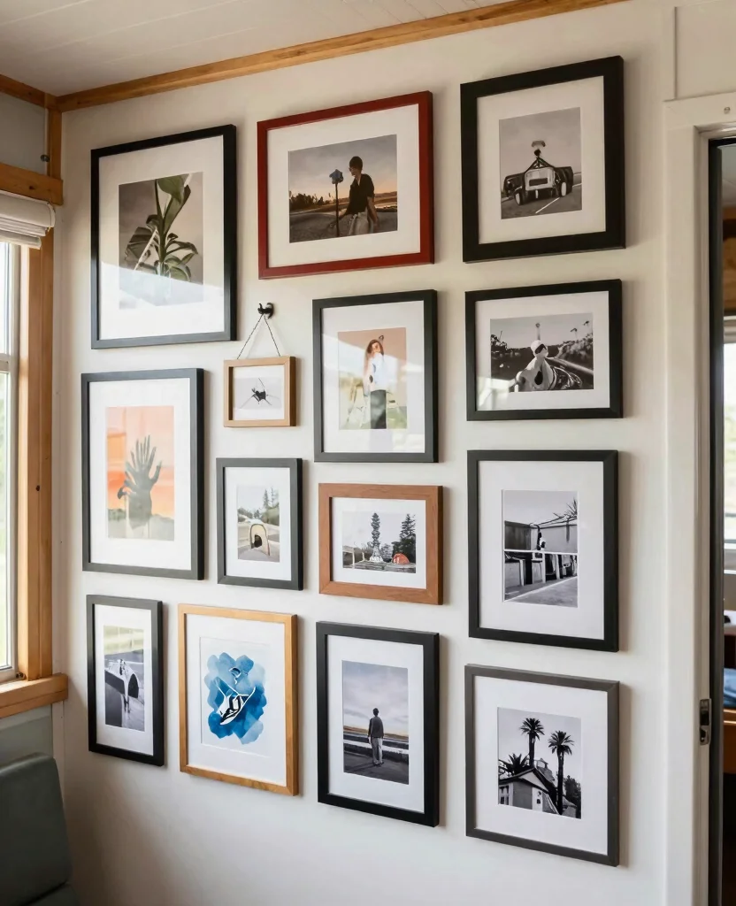 Transform Your Tiny Home: 10 Genius Small Space Decor Hacks You'll Love - 8. Artistic Wall Decor 1