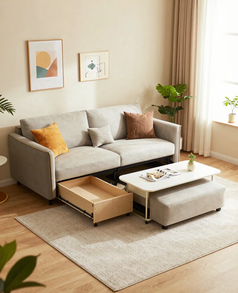 Transform Your Tiny Home: 10 Genius Small Space Organization Ideas You Need to Try! - 2. Modular Furniture for Flexibility 1