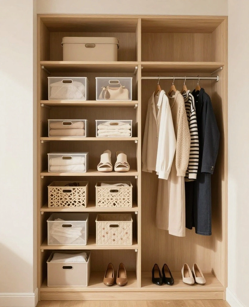 Transform Your Tiny Home: 10 Genius Small Space Organization Ideas You Need to Try! - 9. Closet Organizers and Systems 1