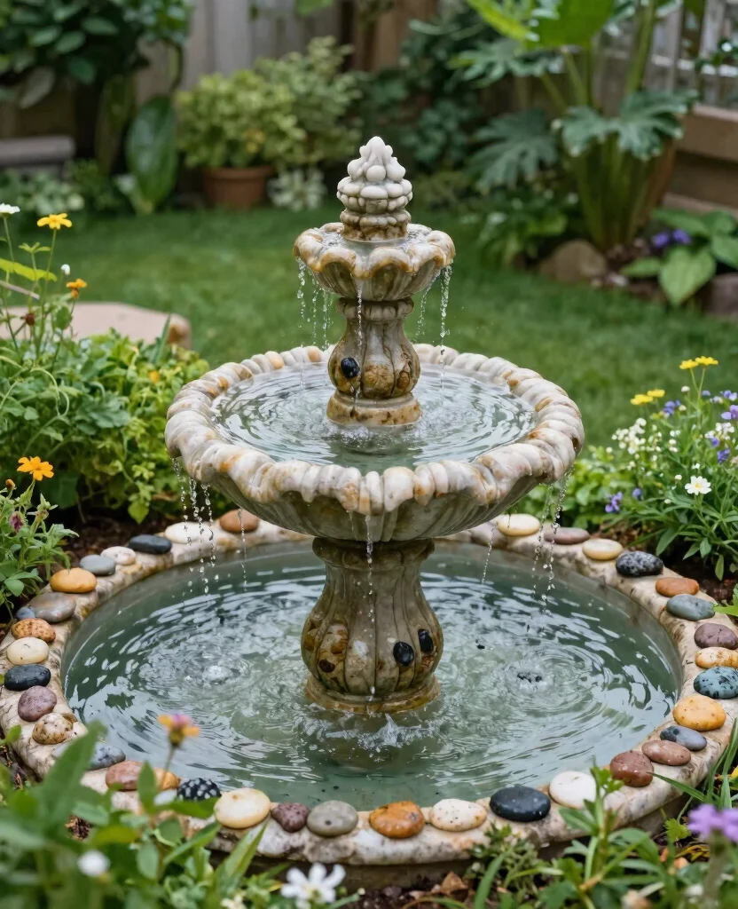 Transform Your Tiny Home: 10 Inspiring Small Space Garden Decor Ideas You’ll Love - 8. Water Features: Serene Sounds 1