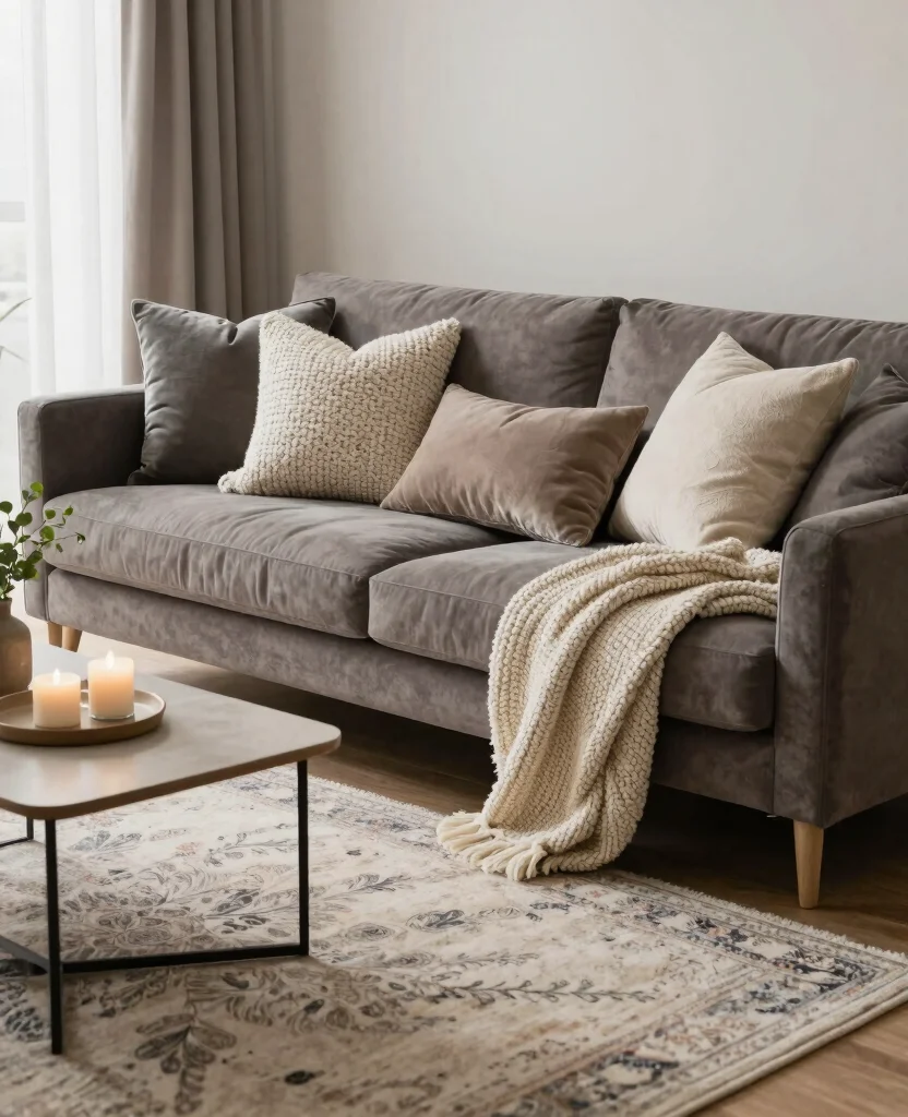 Transform Your Tiny Home: 10 Small Space Cozy Decor Ideas for Warmth & Style - 1. Layer Up Textiles for Comfort 1