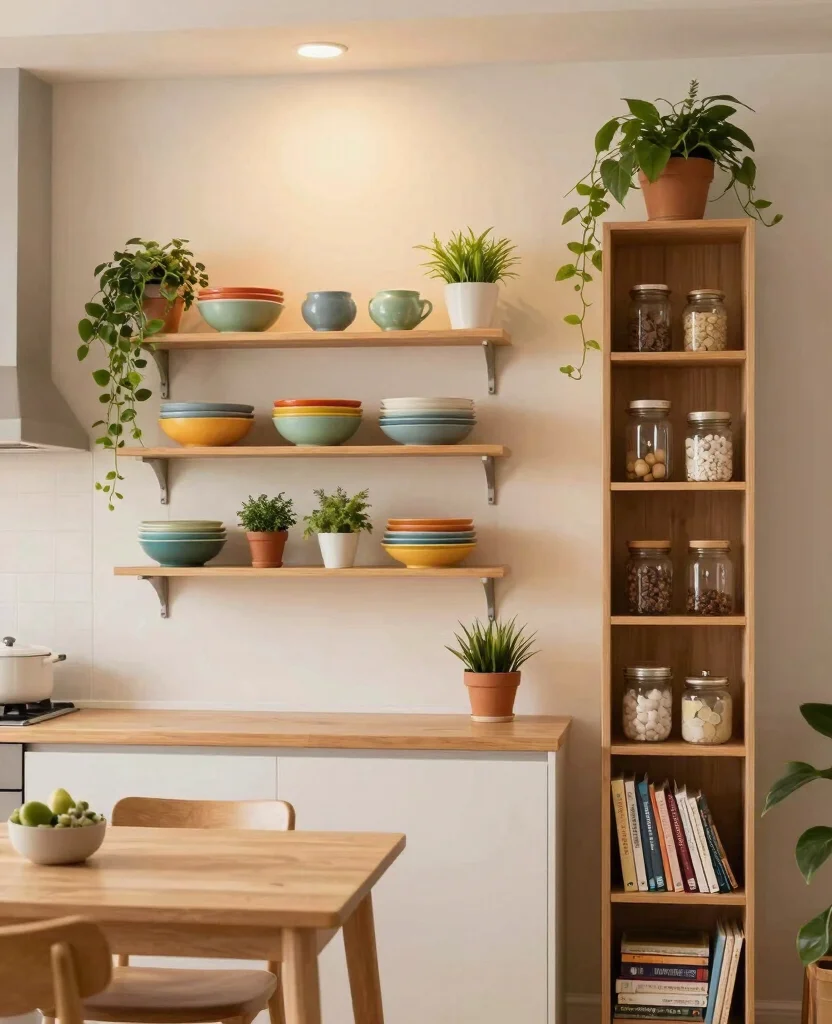 Transform Your Tiny Home: 10 Small Space Decor Ideas for Cozy Living - 3. Utilize Vertical Space 1