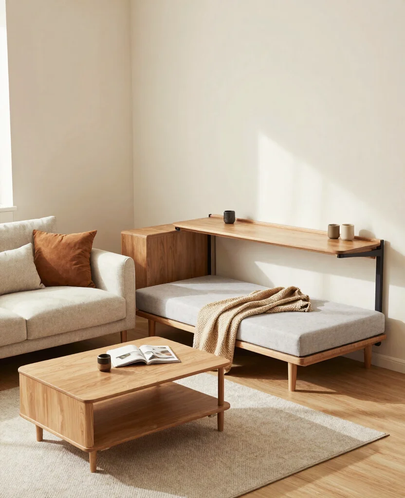 Transform Your Tiny Home: 10 Small Space Storage Solutions You’ll Love! - 3. Multi-Functional Furniture: Two for One 1