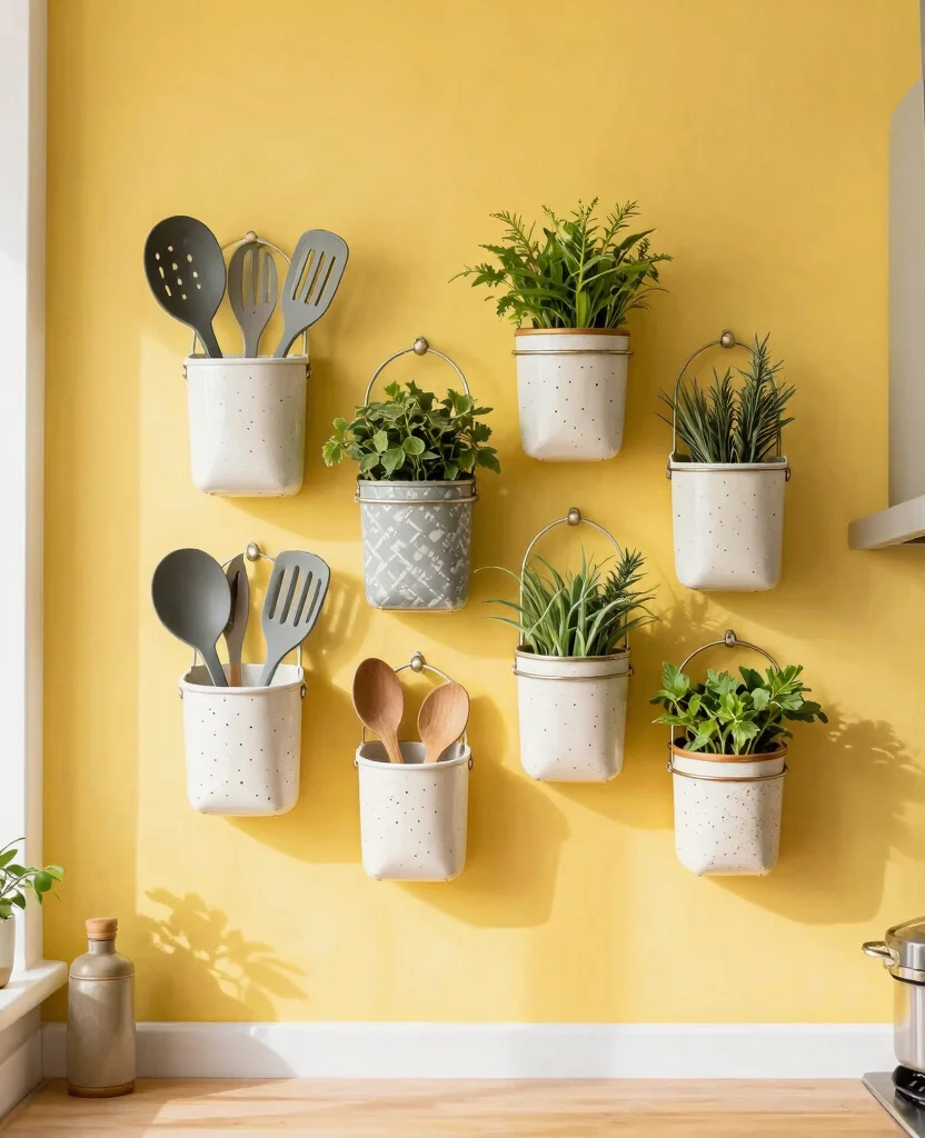 Transform Your Tiny Home: 10 Small Space Storage Solutions You’ll Love! - 4. Wall-Mounted Organizers: Go Vertical 1