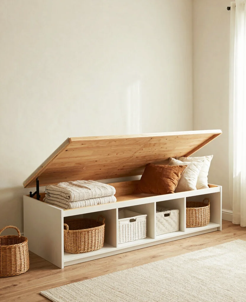Transform Your Tiny Home: 10 Small Space Storage Solutions You’ll Love! - 6. Hidden Storage in Plain Sight 1