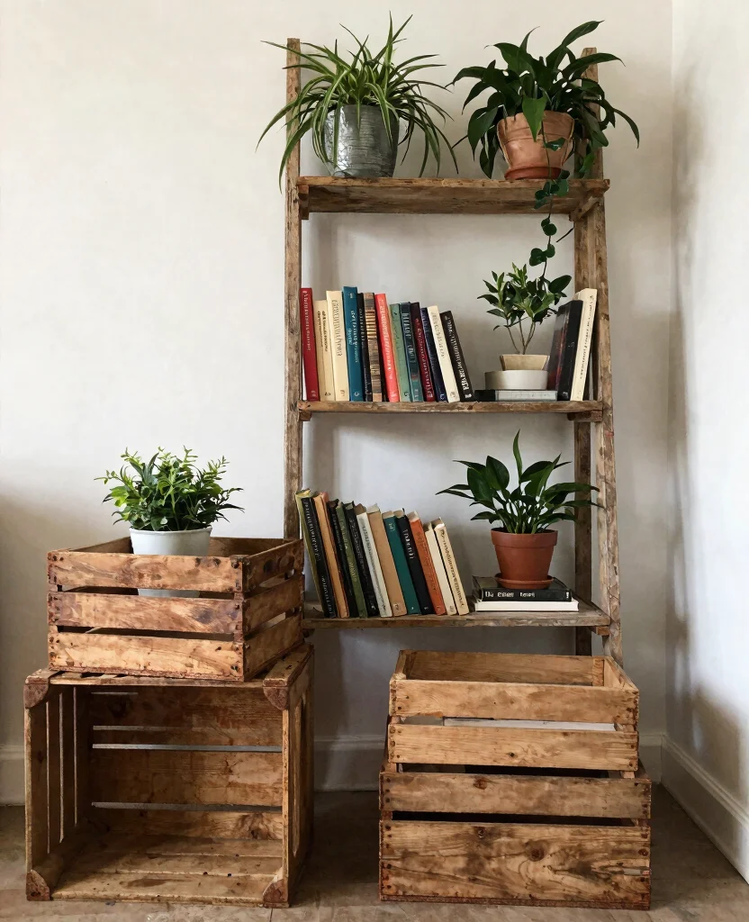 Transform Your Tiny Home: 10 Small Space Storage Solutions You’ll Love! - 9. Repurpose Old Items: Sustainability + Creativity 1
