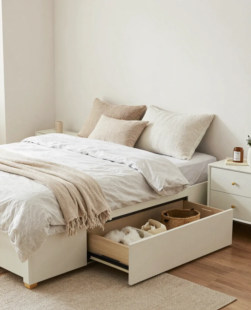 Transform Your Tiny Home: 15 Space-Saving Small Decor Ideas for Apartment Living - 10. Smart Storage Solutions 1