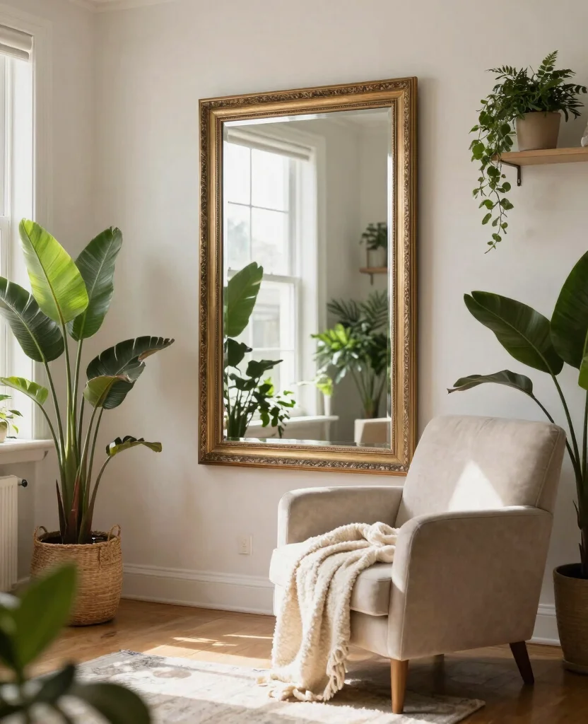 Transform Your Tiny Home: 15 Space-Saving Small Decor Ideas for Apartment Living - 3. Use Mirrors to Create Illusions of Space 1
