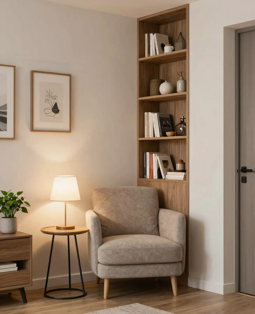 Transform Your Tiny Home: 15 Space-Saving Small Decor Ideas for Apartment Living - 5. Utilize Nooks and Crannies 1