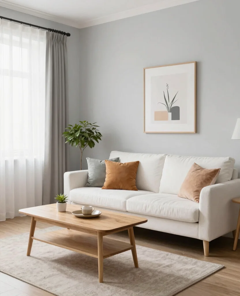 Transform Your Tiny Home: 15 Space-Saving Small Decor Ideas for Apartment Living - 6. Go for Light and Neutral Colors 1