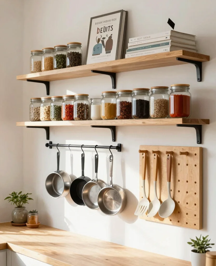 Transform Your Tiny Home: Genius Small Space Kitchen Organization Ideas You’ll Love - 1. Embrace Vertical Space 1