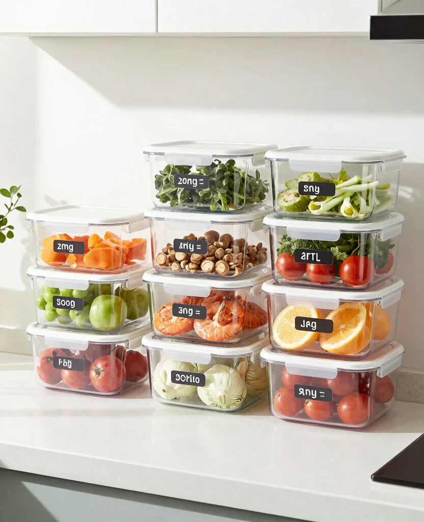 Transform Your Tiny Home: Genius Small Space Kitchen Organization Ideas You’ll Love - 5. Stackable Storage Containers 1