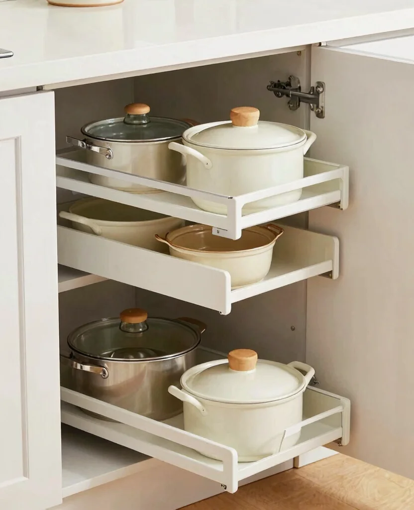Transform Your Tiny Home: Genius Small Space Kitchen Organization Ideas You’ll Love - 8. Customize Your Cabinets 1