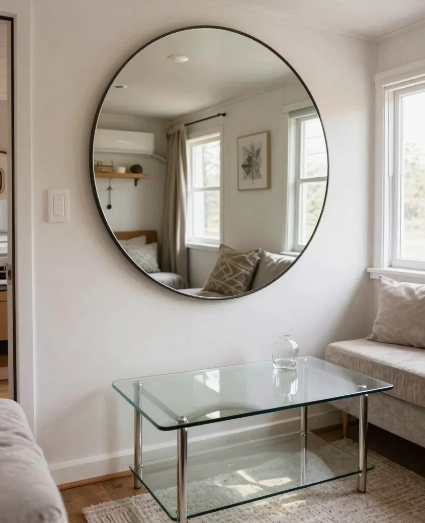 Transform Your Tiny Home with These Stunning Small Space Elegant Decor Ideas - 8. Reflective Surfaces to Enhance Light 1