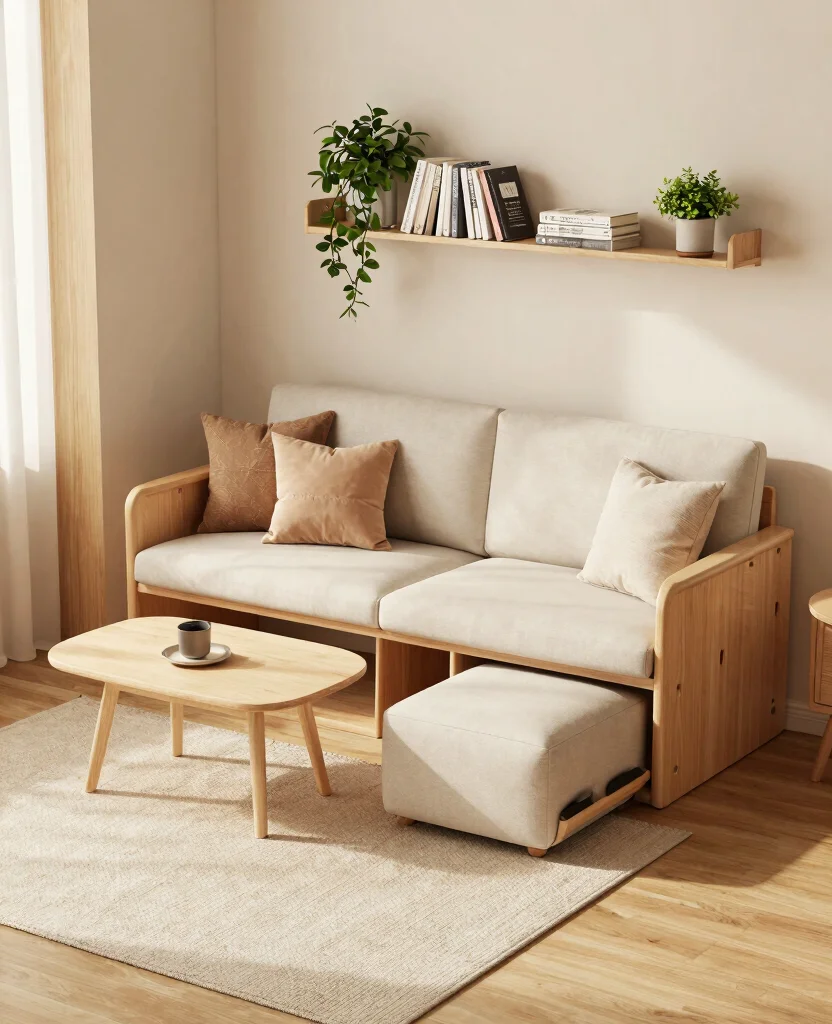 Transform Your Tiny Living Room: 10 Small Space Decor Ideas for Maximum Cozy Vibes - 1. Embrace Multi-Functional Furniture 1