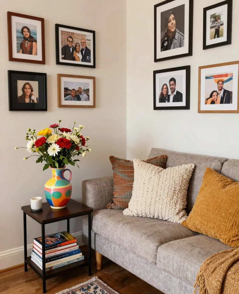Transform Your Tiny Living Room: 10 Small Space Decor Ideas for Maximum Cozy Vibes - 9. Personalize with Accessories 1