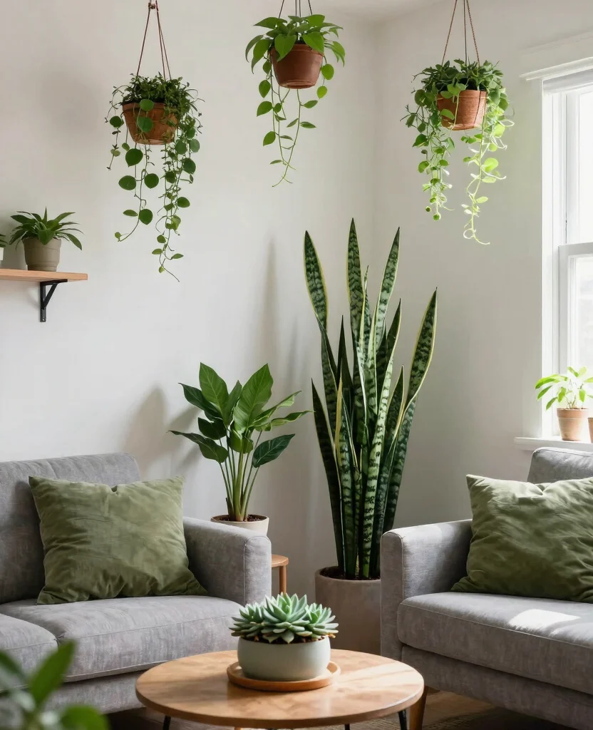 Transform Your Tiny Living Room: Cozy Decor Ideas for Small Spaces You’ll Love - 5. Add Indoor Plants for Freshness 1