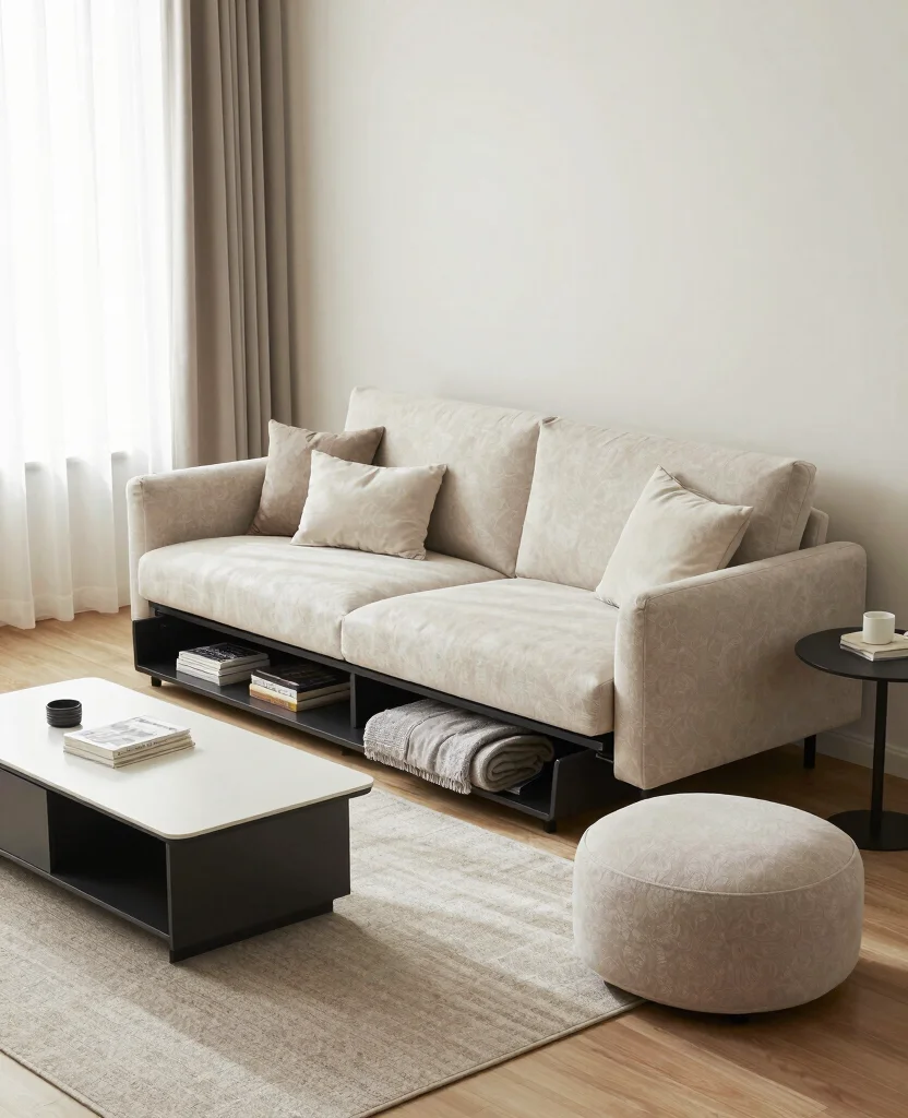 Transform Your Tiny Living Room: Stylish Decor Ideas for Small Spaces - 1. Embrace Multifunctional Furniture 1