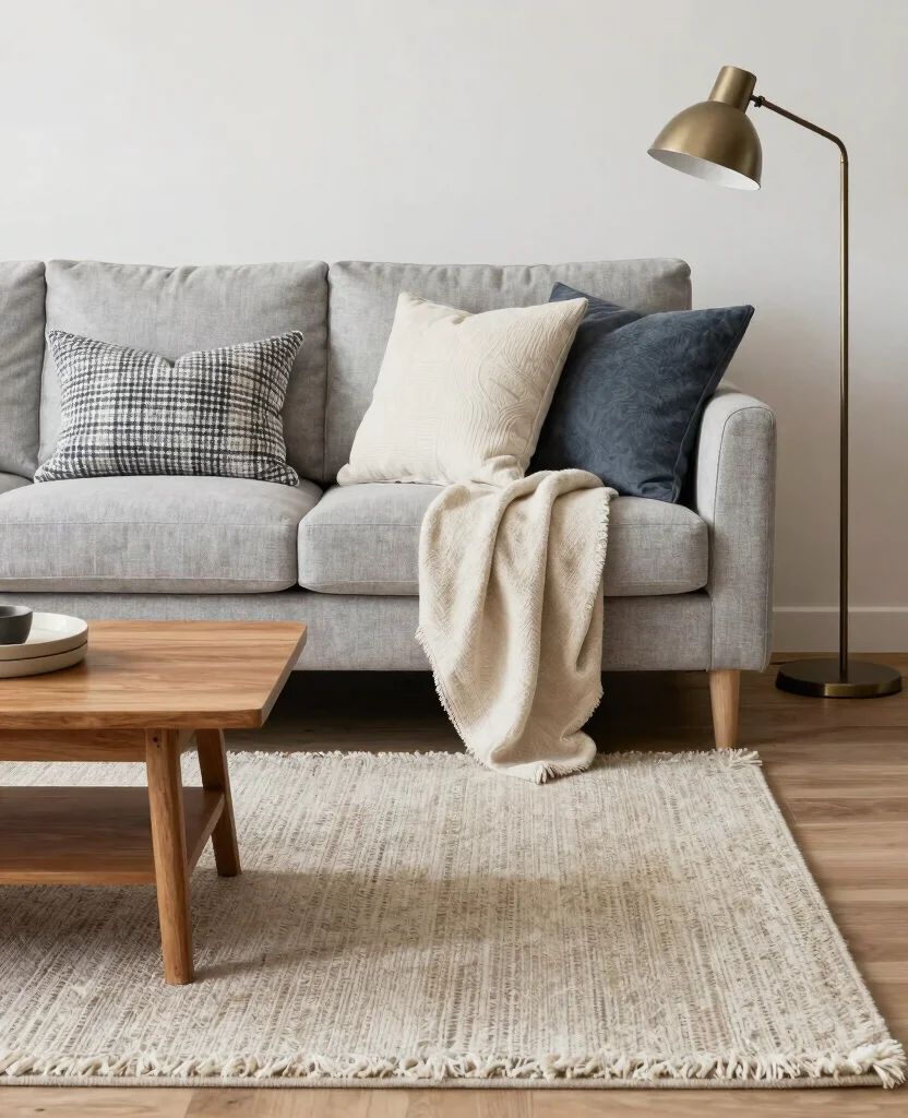 Transform Your Tiny Living Room: Stylish Decor Ideas for Small Spaces - 7. Layer Textures 1