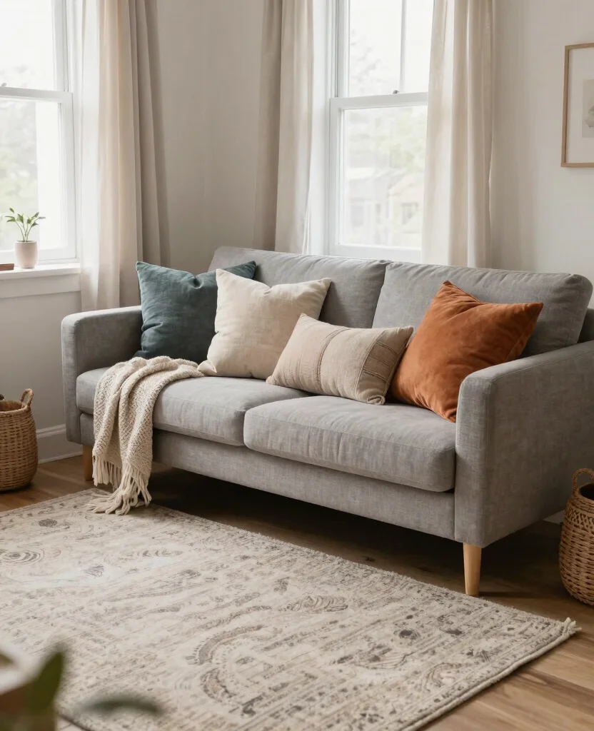 Transform Your Tiny Space: Creative Home Decor Ideas for Small Areas - 7. Textiles: Softening the Space 1