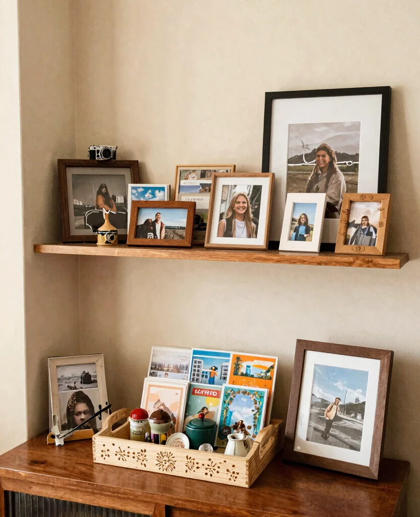 Transform Your Tiny Space with Cozy Room Decor Ideas for Small Spaces - 7. Add Personal Touches with Mementos 1