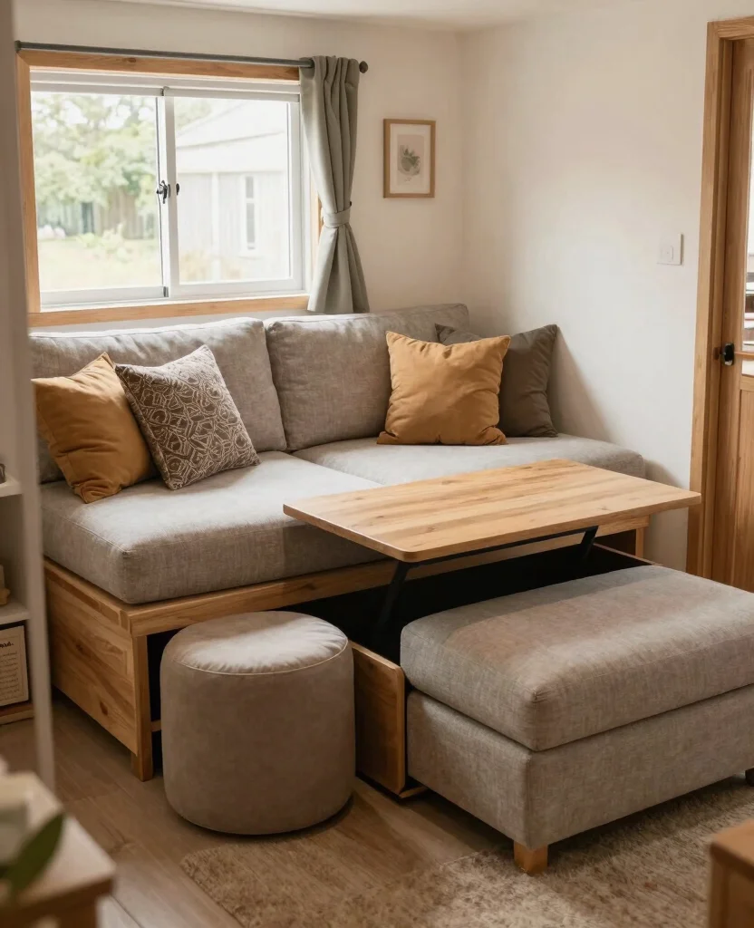 Ultimate Tiny Home Organization Ideas for Effortless Space-Saving Solutions - 2. Multifunctional Furniture Must-Haves 1