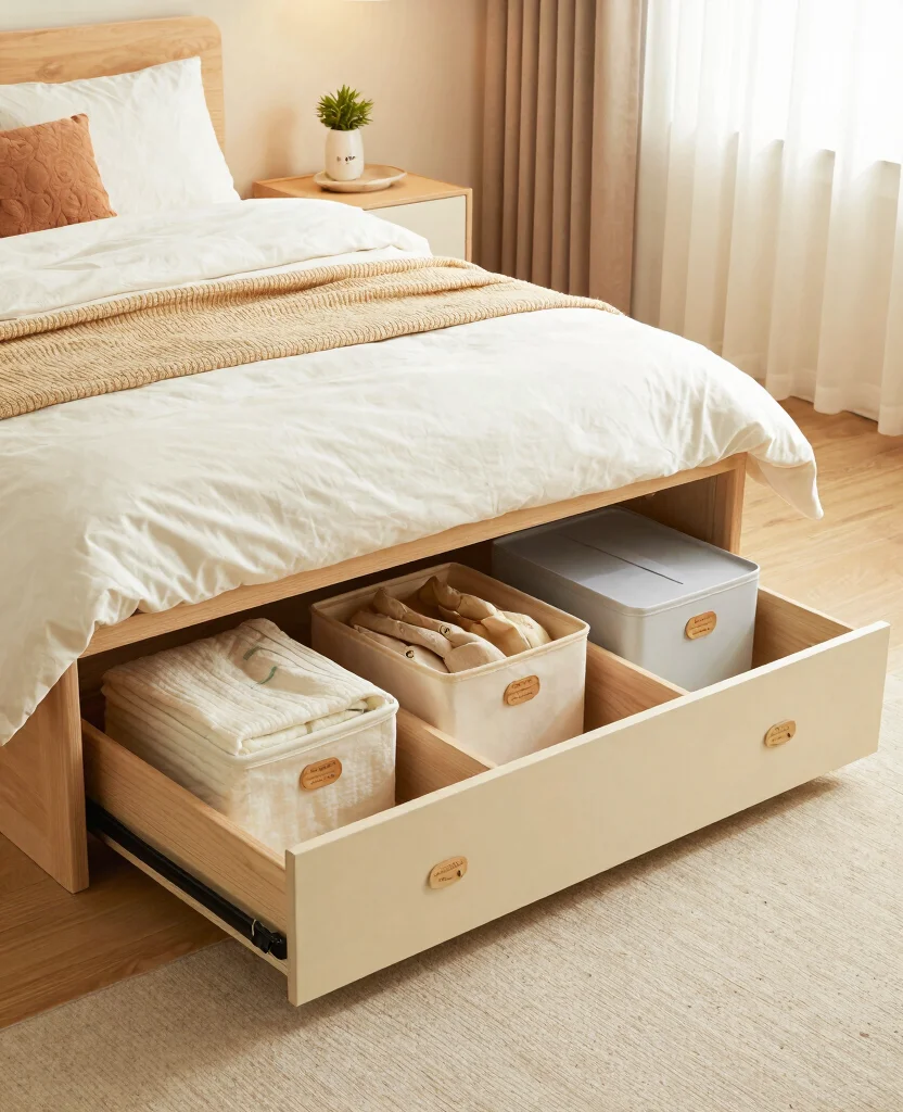 Ultimate Tiny Home Organization Ideas for Effortless Space-Saving Solutions - 5. Under-Bed Storage Solutions 1
