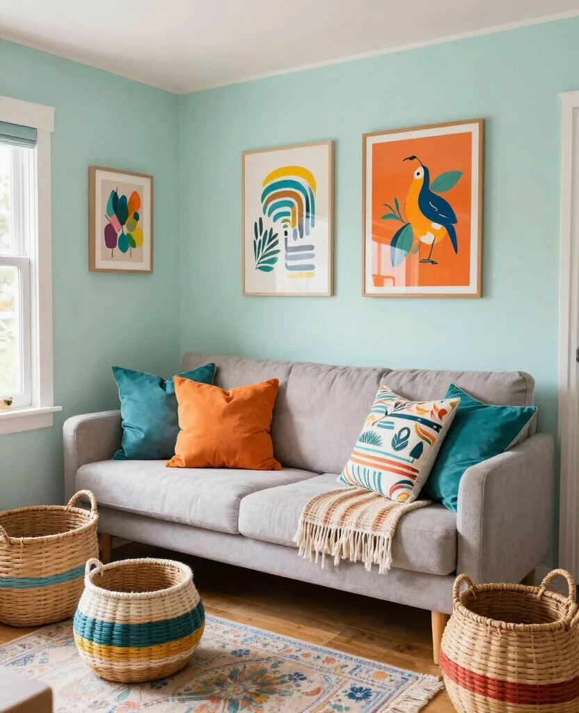 Ultimate Tiny Home Organization Ideas for Effortless Space-Saving Solutions - 7. The Power of Color and Patterns 1