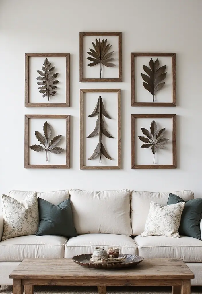 12 Must-Have Farmhouse Style Accents to Create a Cozy, Rustic Living Room (You'll Want #7!) - 4. Metal Wall Art 1