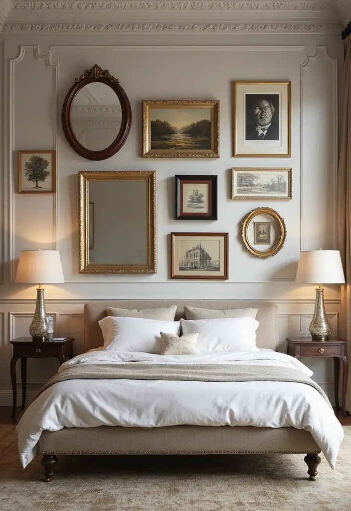 15 Luxurious Bedroom Decor Ideas That Will Make You Feel Like Royalty! - 4. Elegant Wall Decor 1