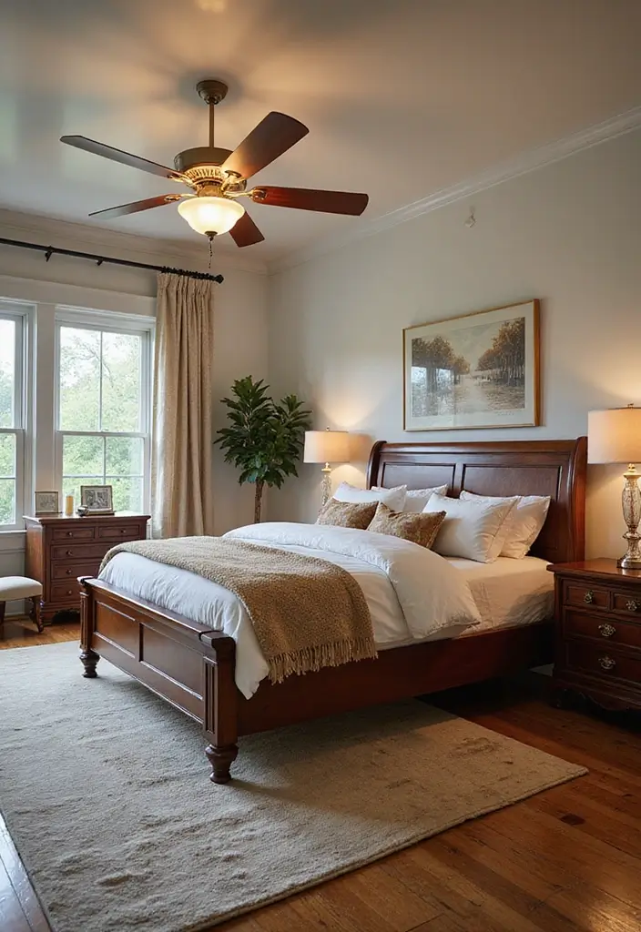 15 Luxurious Bedroom Decor Ideas That Will Make You Feel Like Royalty! - 5. Rich, Dark Wood Furniture 1