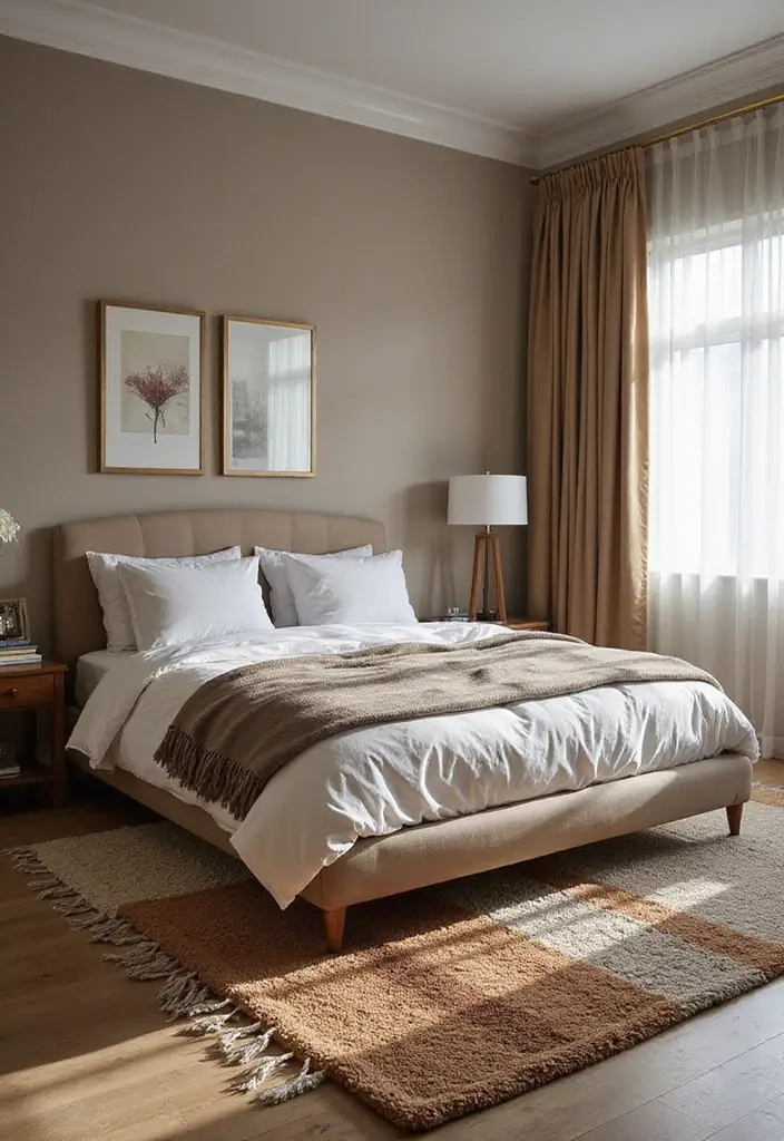 15 Luxurious Bedroom Decor Ideas That Will Make You Feel Like Royalty! - 8. Layered Rugs 1