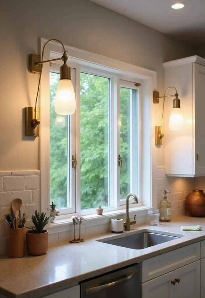 19 Kitchen Lighting Ideas That Will Illuminate Your Space (And Your Cooking Skills!) - 5. Wall Sconces for Soft Lighting 1