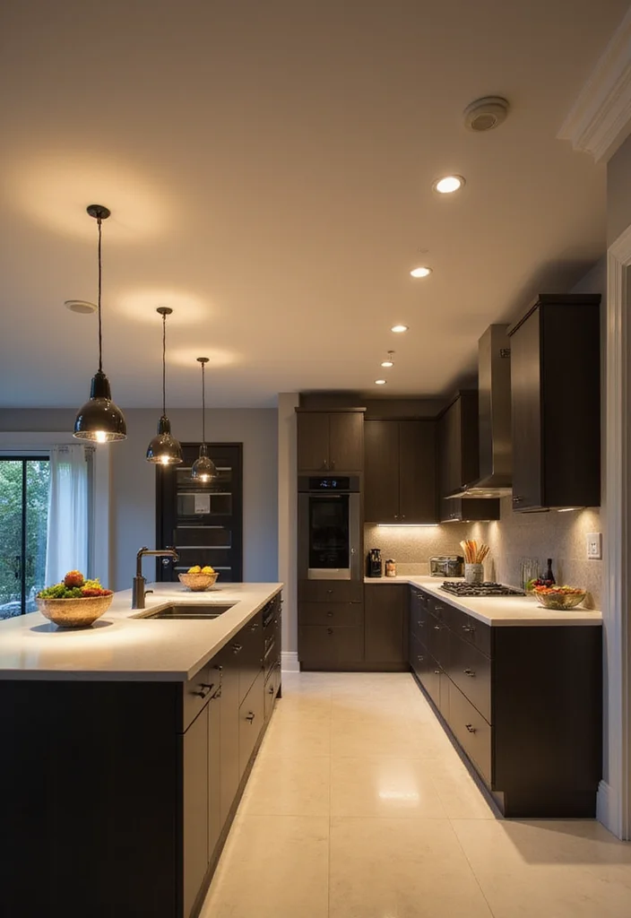 19 Kitchen Lighting Ideas That Will Illuminate Your Space (And Your Cooking Skills!) - 6. Recessed Lighting for a Sleek Look 1