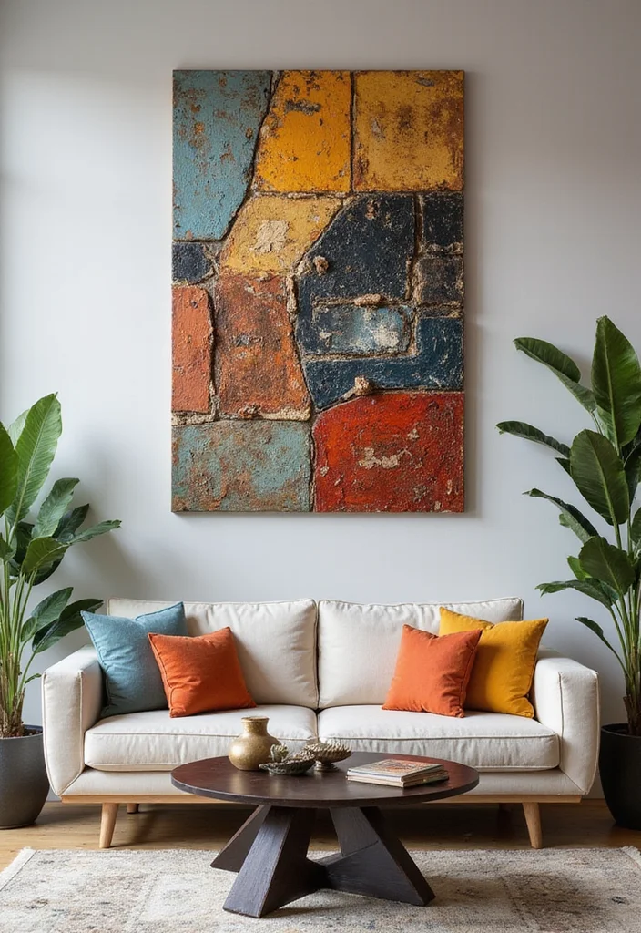 13 Framed Vintage Wall Art Ideas That Will Class Up Any Room (Warning: #6 Is Stunning!) - 13. Mixed Media Vintage Art 1