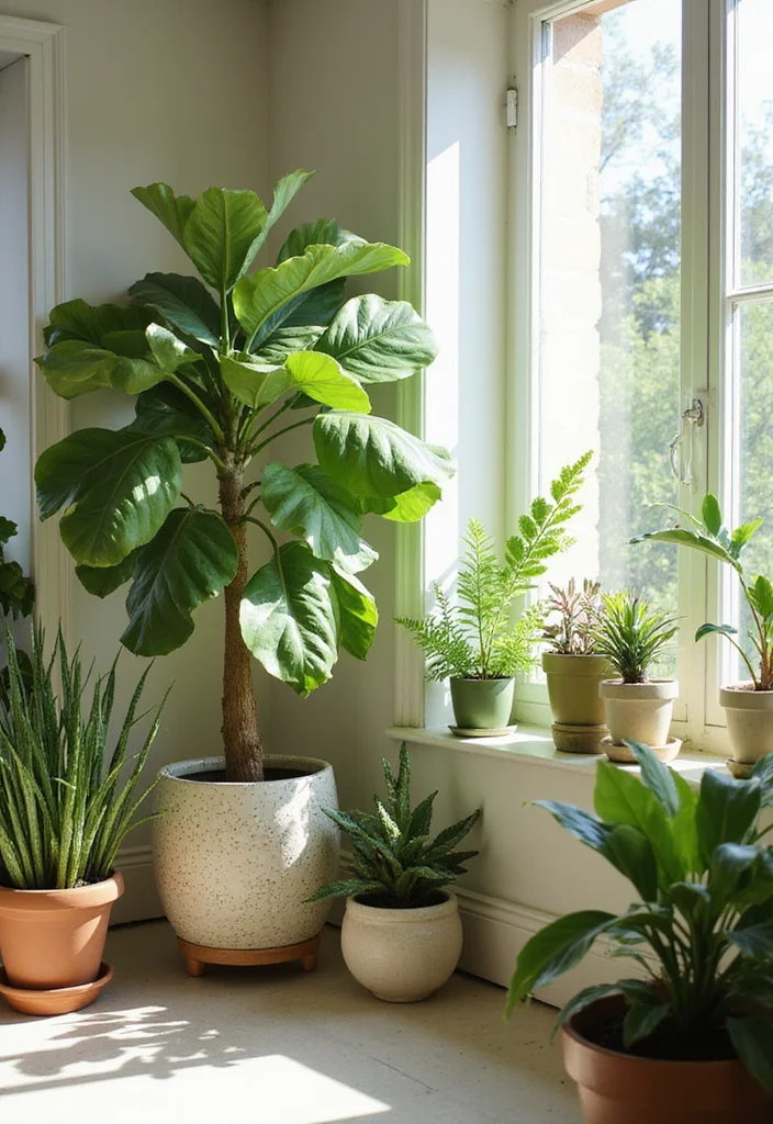 15 Beach Design Essentials to Create a Relaxing Coastal Haven (Wait Until You See #10!) - 9. Indoor Plants 1