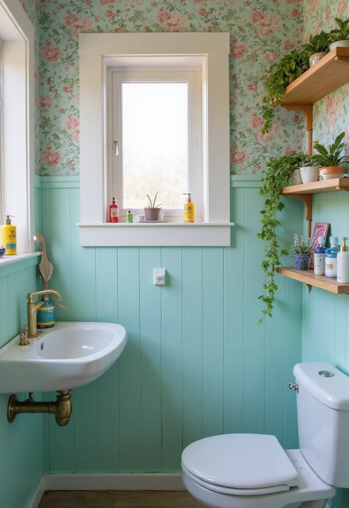 15 Ingenious Tiny Bathroom Decor Hacks You Need to Try Right Now! - 3. Embrace Color with Paint 1