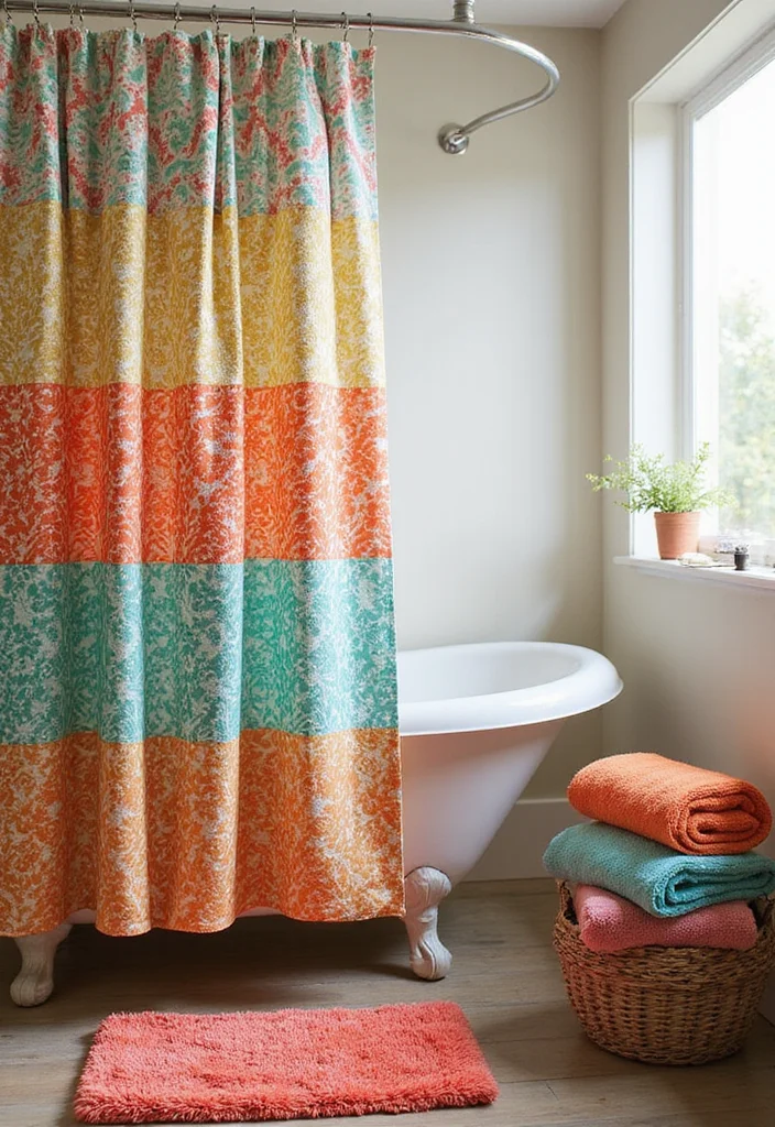 15 Ingenious Tiny Bathroom Decor Hacks You Need to Try Right Now! - 8. Layering Textiles for Comfort 1