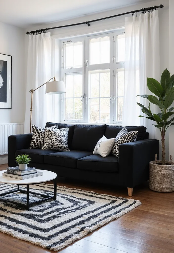 18 Color Trends for Home Interiors That Will Leave You Speechless! - 14. Striking Black and White 1