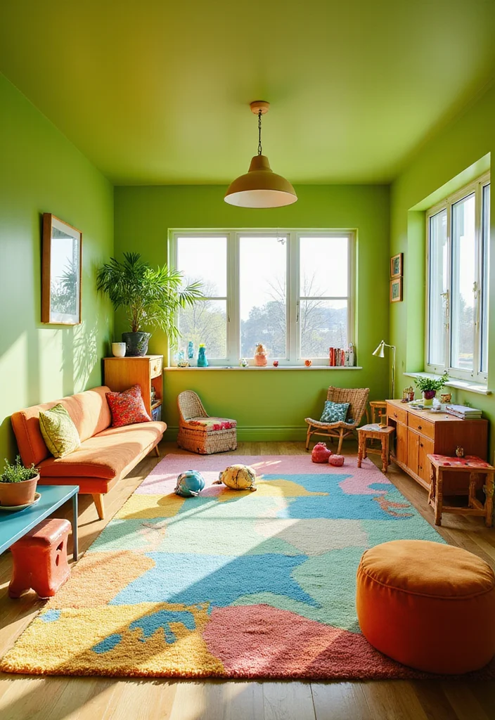 18 Color Trends for Home Interiors That Will Leave You Speechless! - 16. Energetic Lime Green 1
