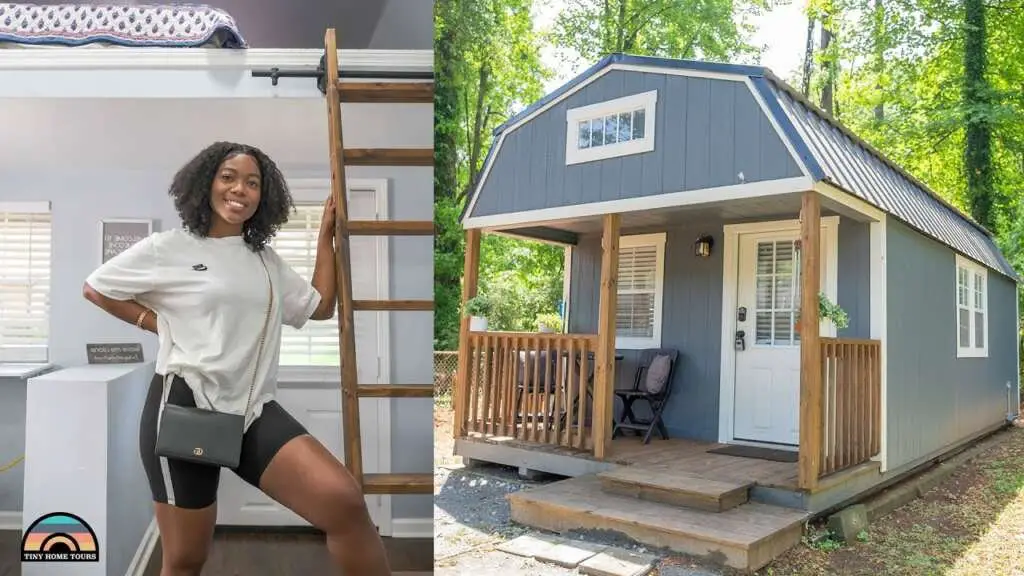 Take a Virtual Tour of The Cove Escape: A Beautifully Designed Backyard Shed Tiny House by Tiny Home Tours